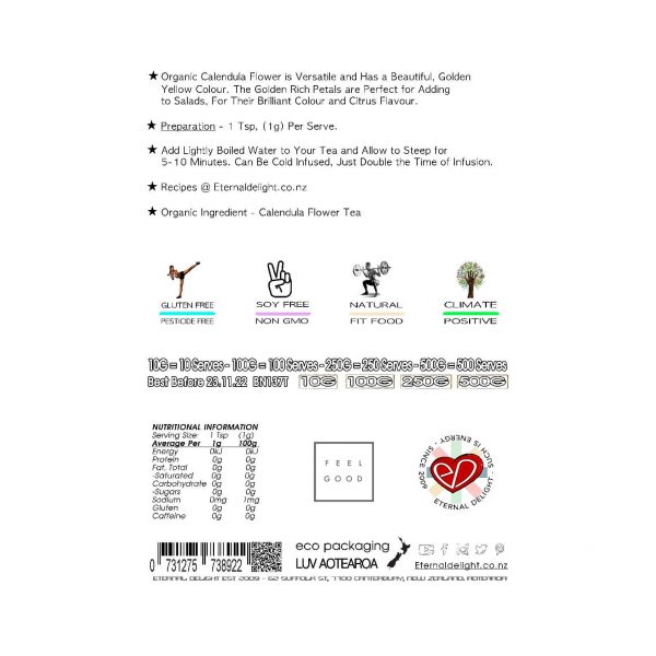 Calendula Flower – Organic Tea
